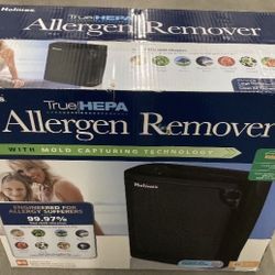 HOLMES True HEPA Air Purifier Console Allergen Remover for LARGE Rooms (349 Sq. Ft) - Barely used / NEW Filters