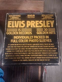 Elvis Presley 15 golden records 30 hits