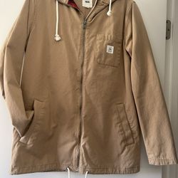 Vans Canvas Khaki Jacket Men’s Medium Brand New 