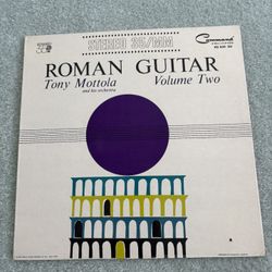 Roman Guitar Tony Mottola And His Orchestra LP Record RS 836 SD