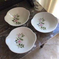 3 Crooksville Bowls 