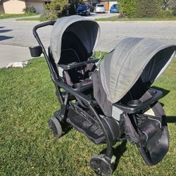 Graco Duo Modes Double Stroller & Infant Carrier