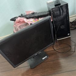 Desktop Computer And Brother Printer