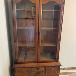 Antique Rifle Cabinet 