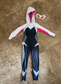 Spider-Gwen (Gwen Stacy) Ghost Spider Halloween Costume, Size Medium Youth Kids