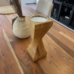 Wooden Candle Holder