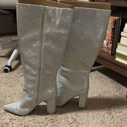 NYE Glitter Boots 