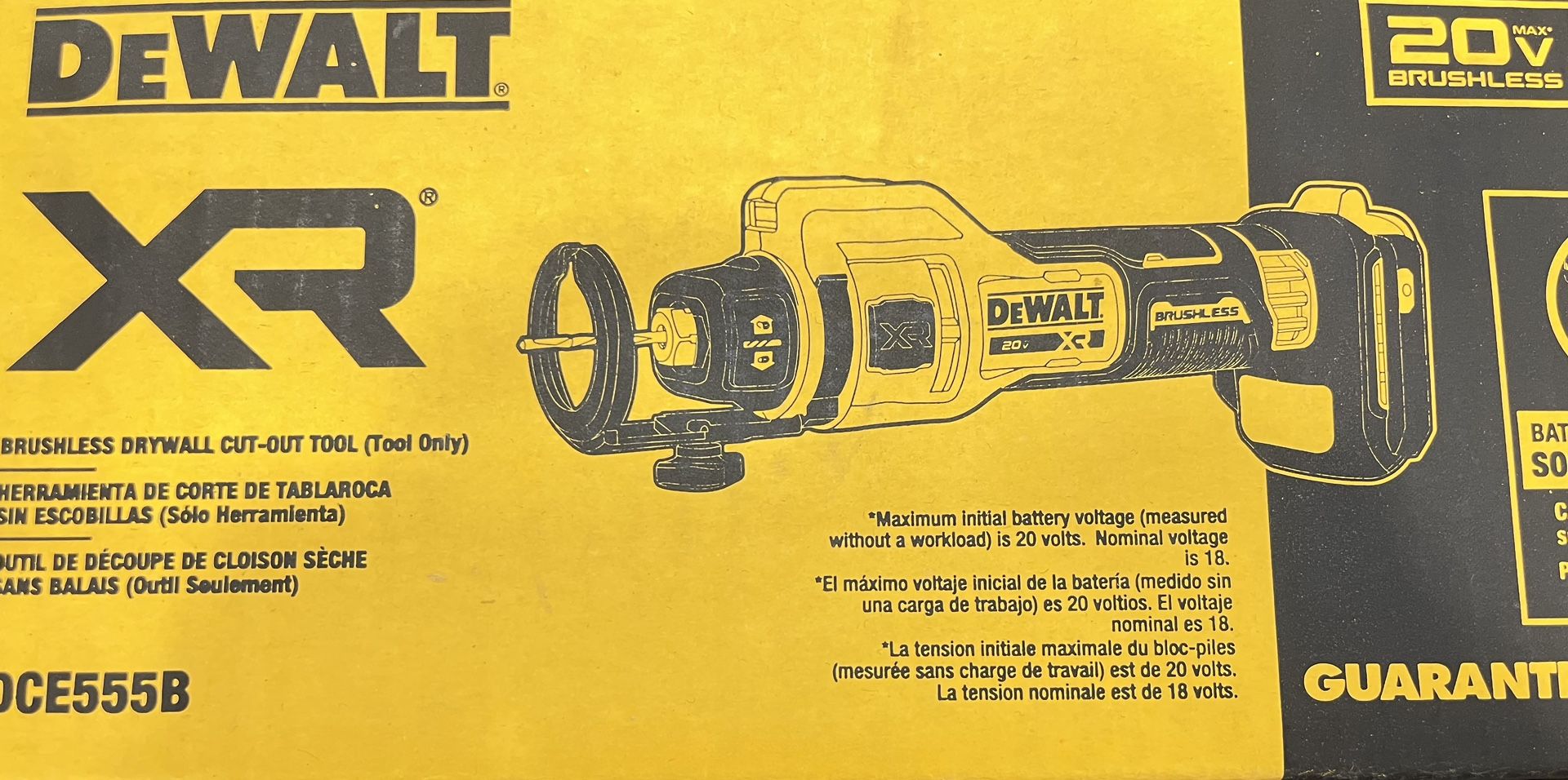 DeWalt 20v Drywall Cutout Tool