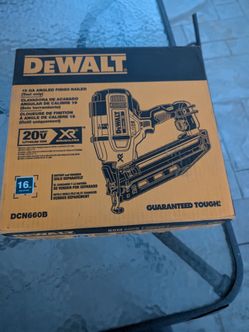 Dewalt Xr 16 ga angle finish nailer