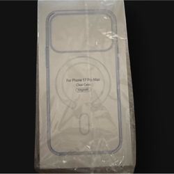 For Phone 17 Pro Max Clear Magnetic Case