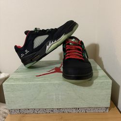 Jordan 5 Retro Low Clot Jade