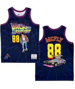 Back to the Future Marty McFly 88 Basketball Jersey