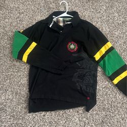 Long sleeve polo type shirt