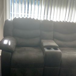 Manual Recline Love Seat