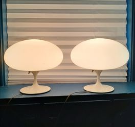Mid Century Modern Mushroom Table Lamps