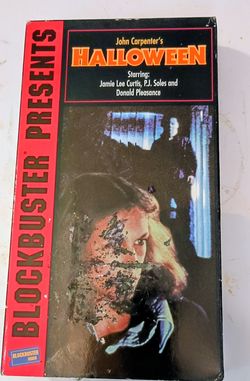 John Carpenters Halloween VHS BlockBuster Exclusive