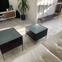 Midcentury Modern Entry Console & Tables