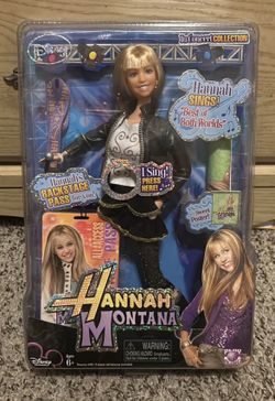 NEW Retired Hannah Montana Doll Concert Collection Toy Best Of Both Worlds 2007