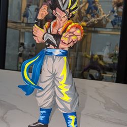 Dragón Ball Z Gogeta 16.60 Inche PVC Figure  Costum Paint