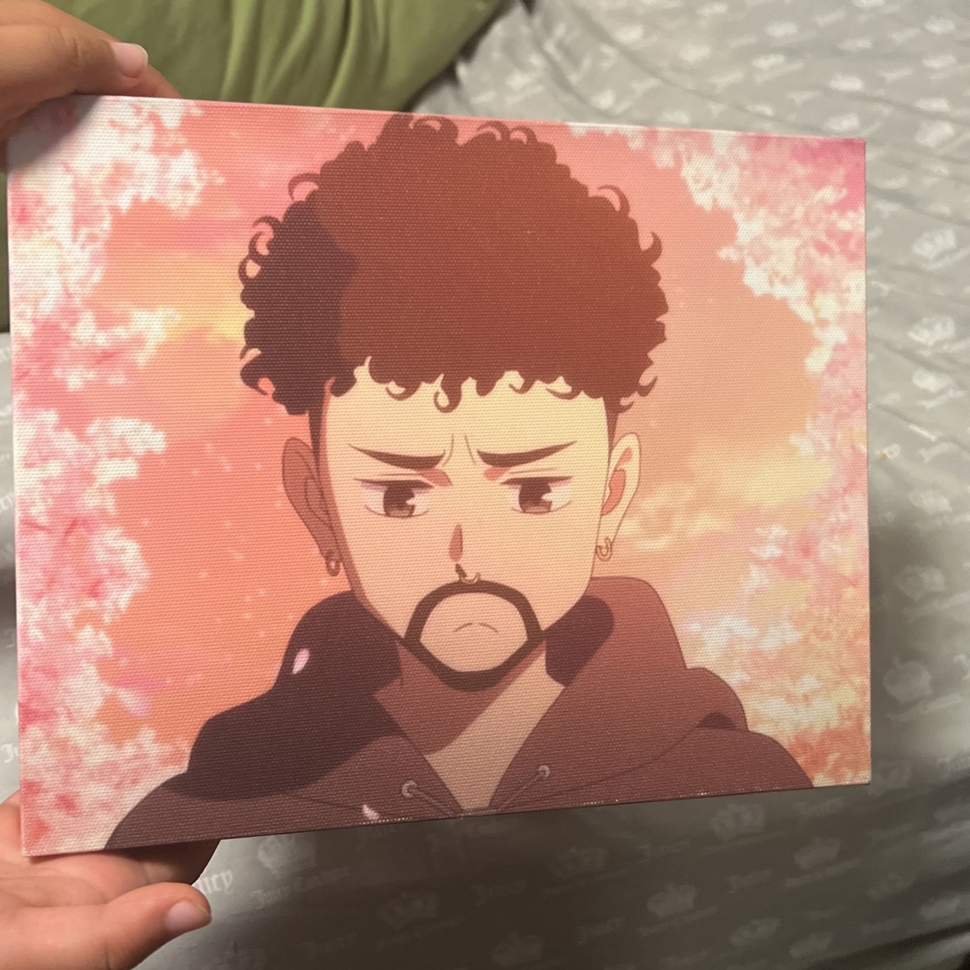 Bad Bunny Anime Painting