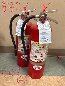 ** PRICE DROP** $25 each / 2 Available ..Badger Fire Extinguisher ABC Dry Chemical