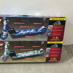 Razor scooters boy and girl. 5 each