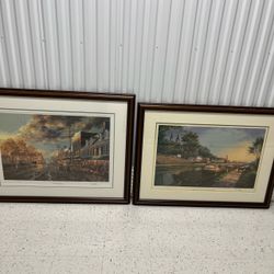 PAUL MCGEHEE SIGNED LIMITED PRINT “OLD EASTON” & “OLD C&O CANAL AT GEORGETOWN”
