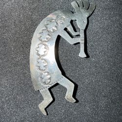 Native American Pin .925 With Artist Stamp