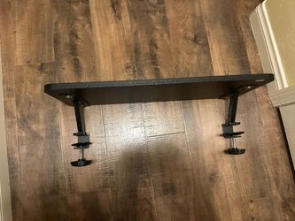 Clamp on Desk Hutch or monitor stand