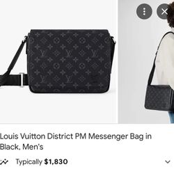 Louis Vuitton Pm Messenger Bag