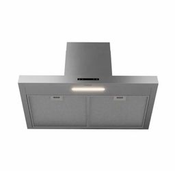 Contemporary 36 in. Convertible Wall Mounted T-Shape Range hood in Stainless Steel