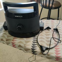 Simolio Wireless Portable TV Speaker With Headphones 