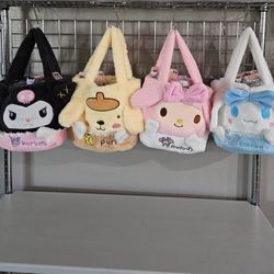 Sanrio Character Plush Bags Filled