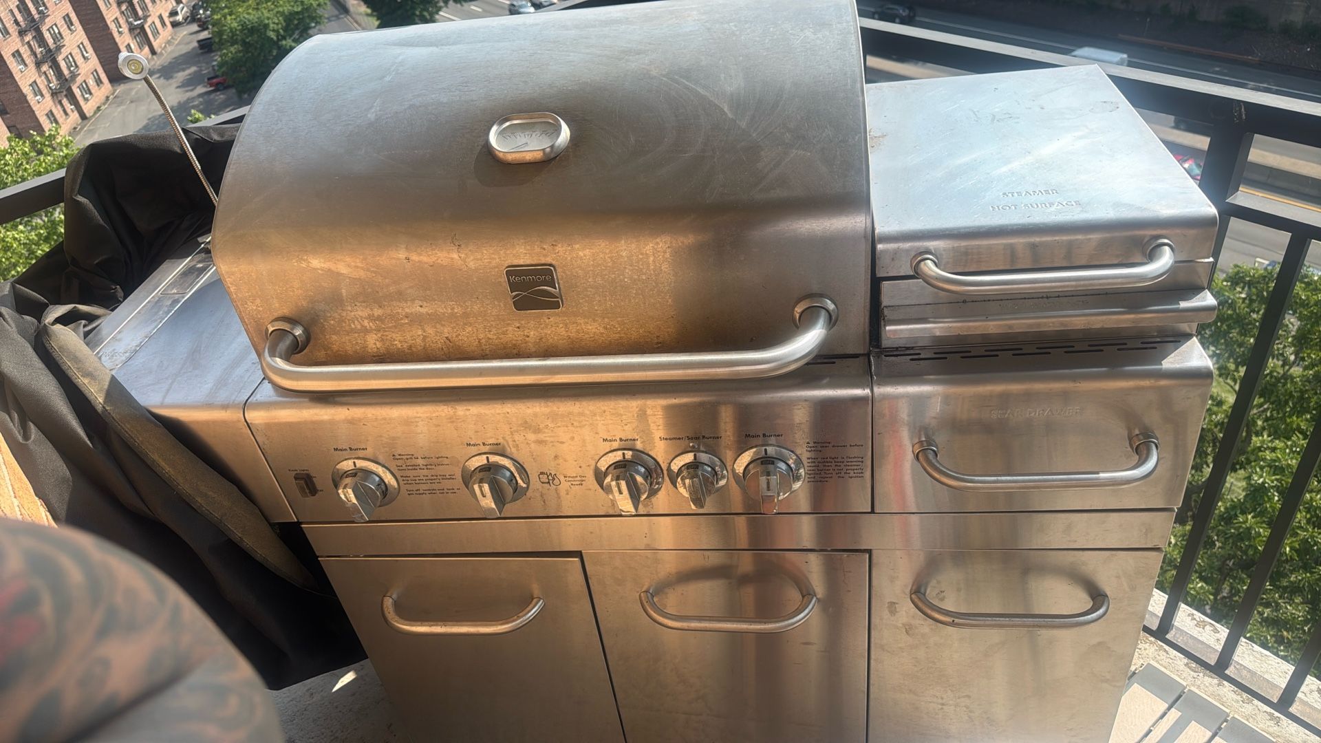 Kenmore Grill With sear And Steam Table