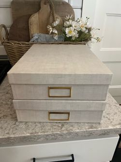 Set of 2 nesting boxes $15