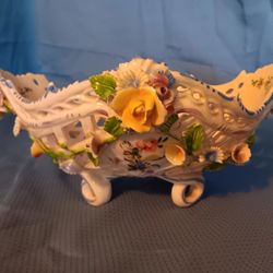 Mid Century Bowl With Standing Legs