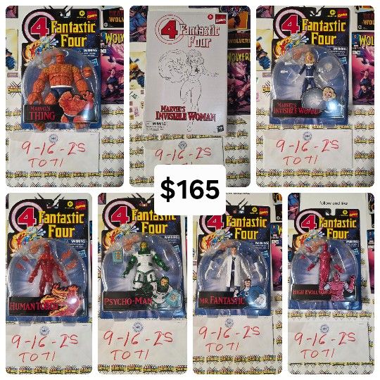 Marvel Legend Retro FANTASTIC FOUR SEALED