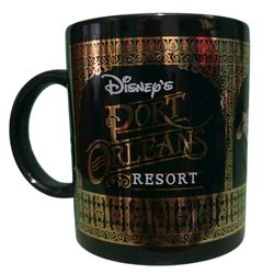 Walt Disney World Disney’s Port Orleans Mug Jazz New Orleans Black Gold
