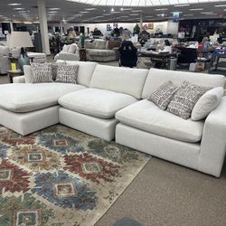 Gorgeous Off White 3 Piece Sectional