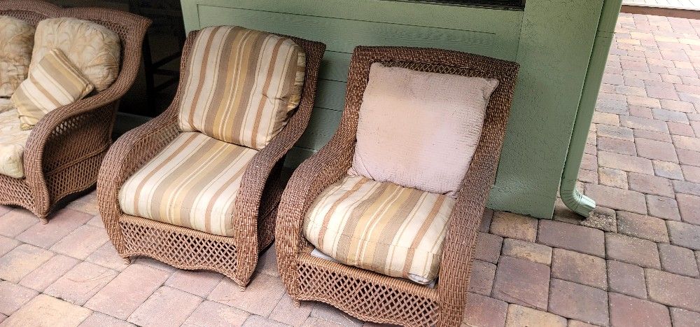 Lloyd Loom Patio Chairs