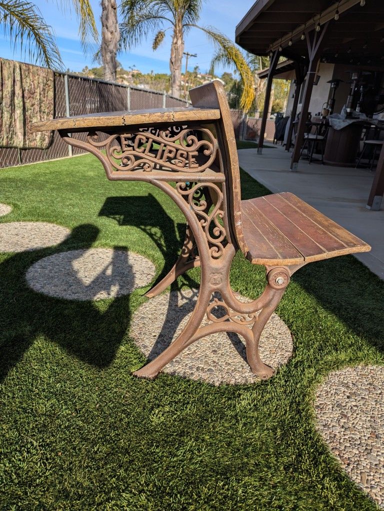 Antique School Desk by Eclipse Mfg.