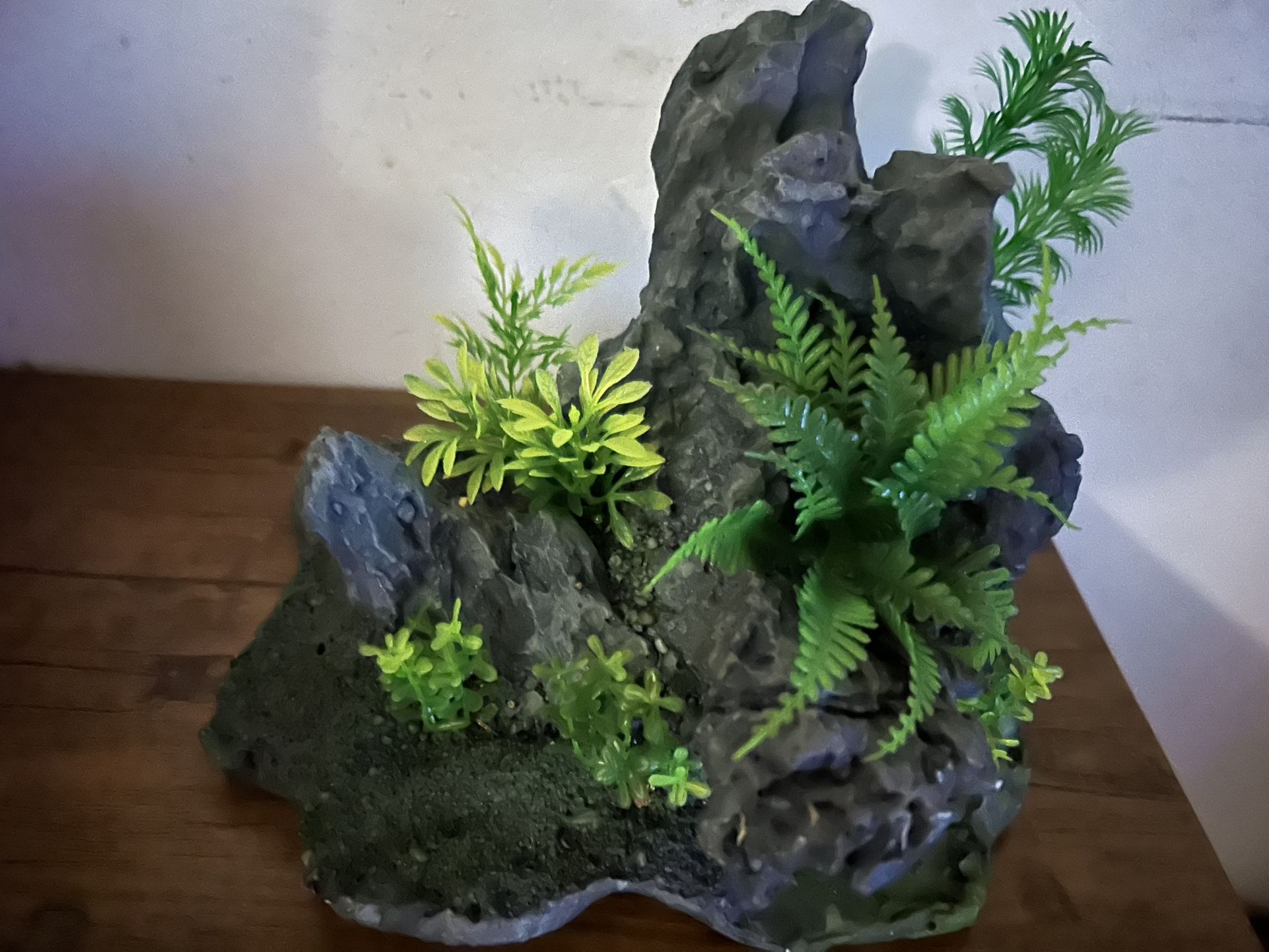 Penn-Plax Grey Rock Scape Aquarium Ornament