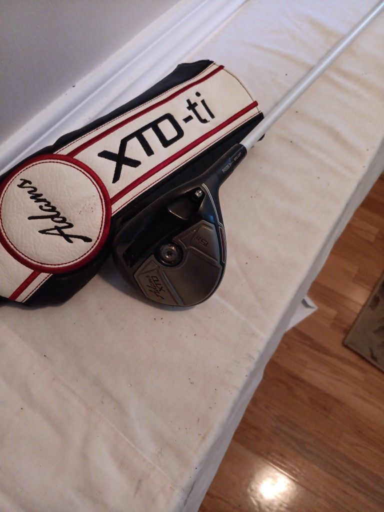 Adam's XTD #3 Fairway Wood, RH,15 Deg, S Flex,cover