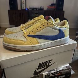 Travis Scott Jordan 1 Canary