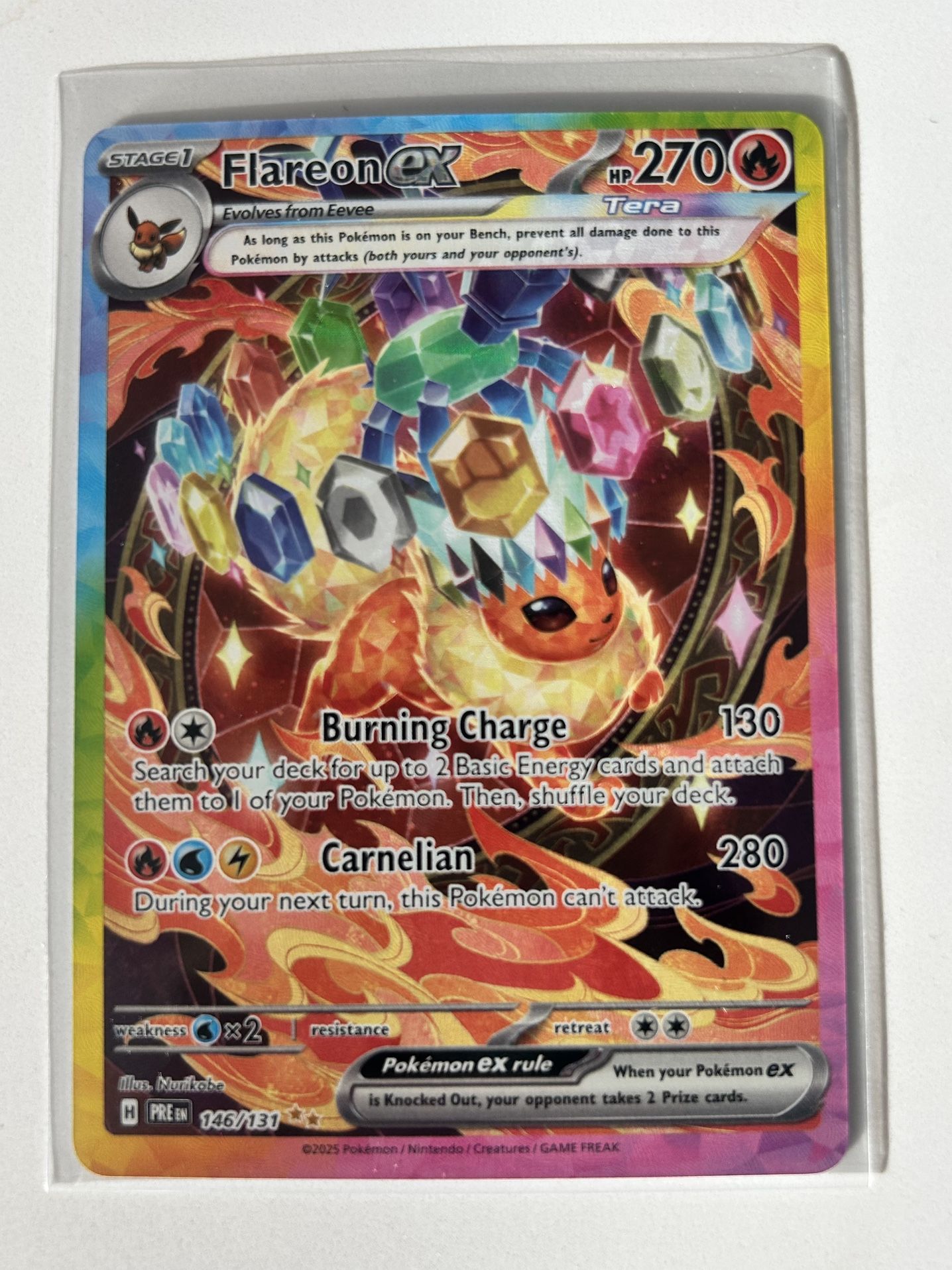 Prismatic Evolution Flareon Ex
