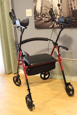 TWO ELENKER Upright Walker, Stand Up Rollator Walker