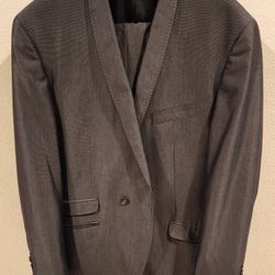Gray Suit Jacket 48R - Matching Pants 42x38 Excellent Condition  Graduation Job Interview Wedding