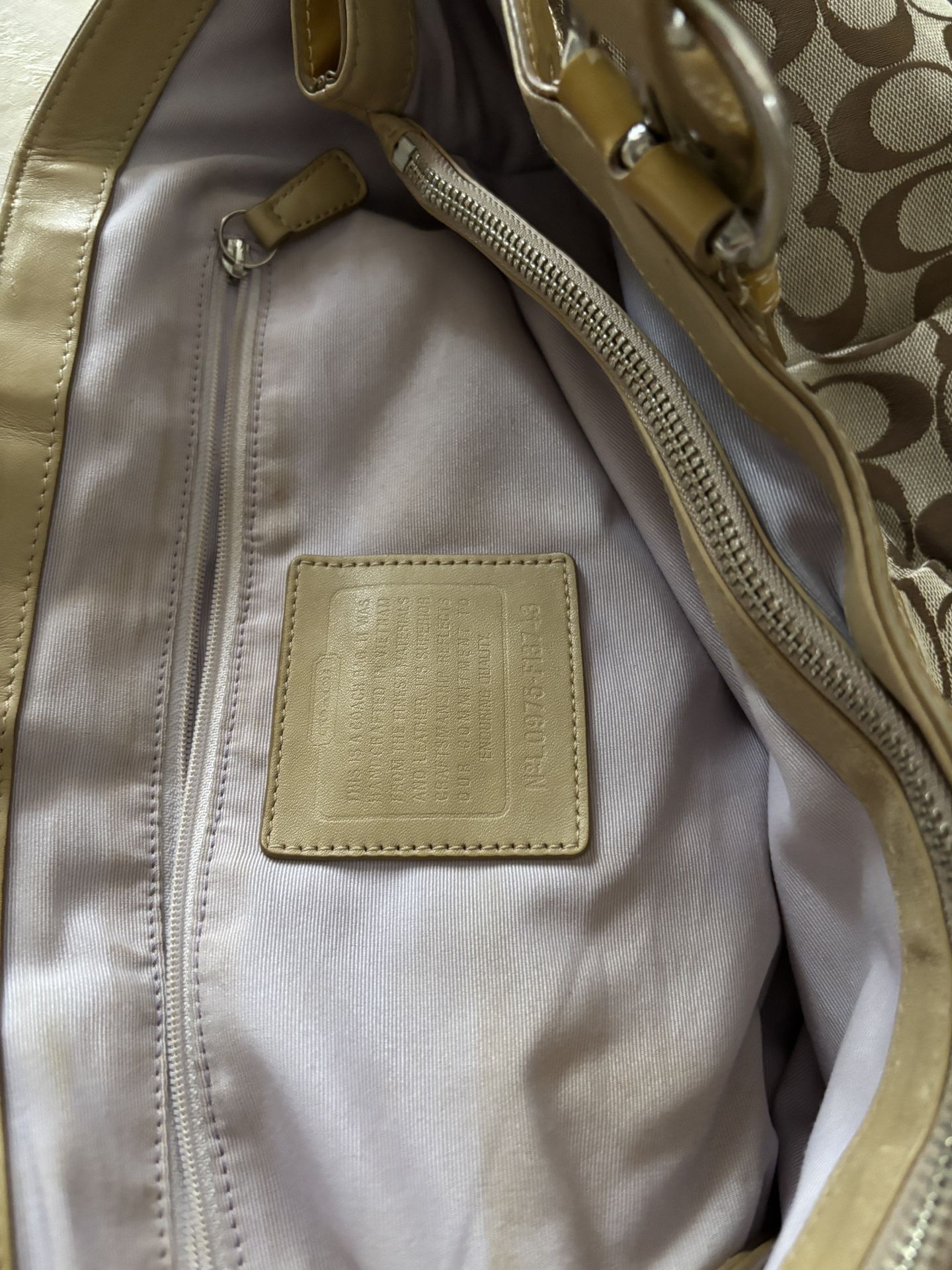 18” Wide10”length Coach Purse