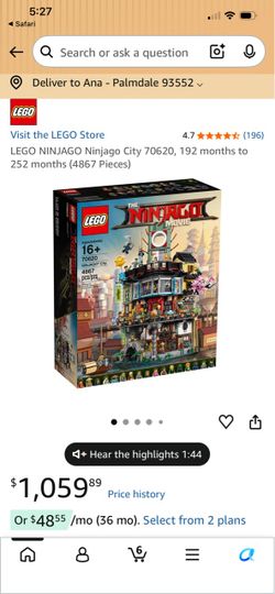 LEGO SET - The NINJAGO MOVIE