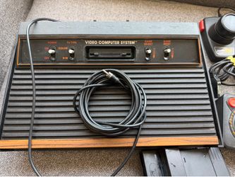 Complete Vintage Atari 2600 System — Light Sixer Console + 28 Games + - $110